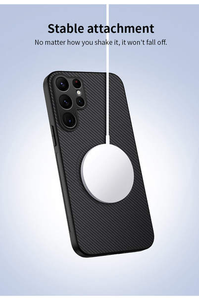 Aplicável a Samsung S26 telemóvel novo cartucho de fibra de carbono Samsung S26FE telemóvel de aspiração magnética A90