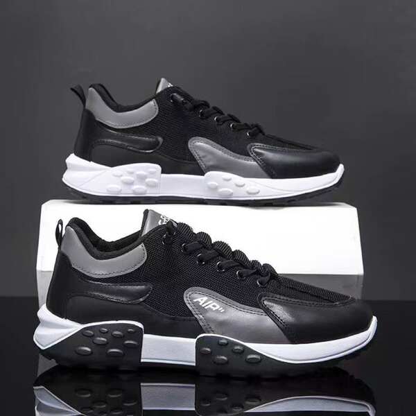 Sapatos de corrida para homens transfronteiriços 2026 Nova versão coreana de sapatos de corrida para homens de faixa baixa