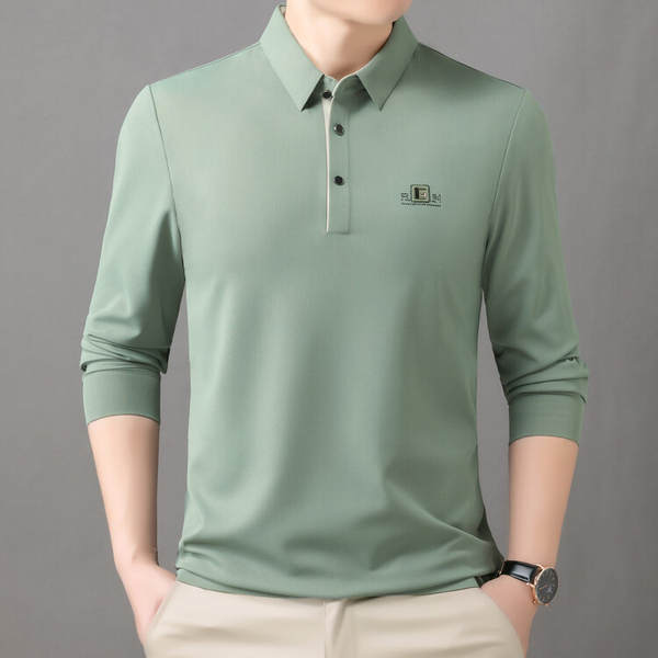 Camiseta Polo Manga Longa Masculina