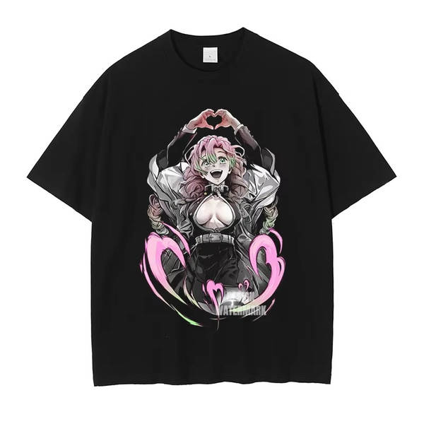 2025 Demon Killer Anime T-Shirt Rengoku kyyoujurou T-Shirt para homens de alta qualidade de algodão puro