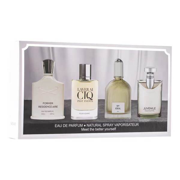 Kit de Perfume Masculino 4 Peças