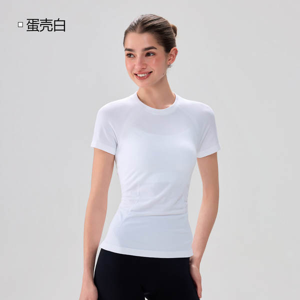 Camiseta esportiva feminina de malha