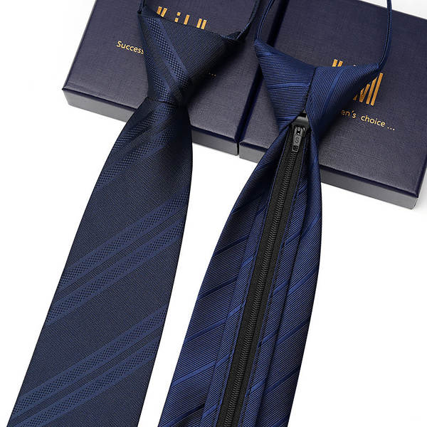 Azul Negócios Vestido de cor cinza profunda Azul Fácil de ser preguiçoso Cadeia de casamento do noivo
