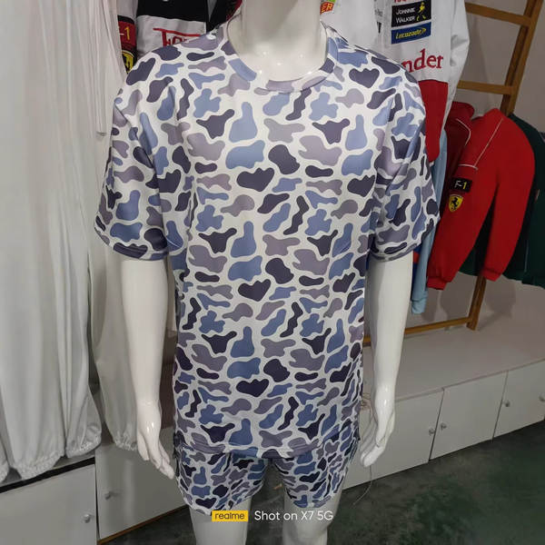 2025 Nova tendência masculina T-shirts 3D impressos roupas esportivas de futebol home casual masculino mangas curtas T