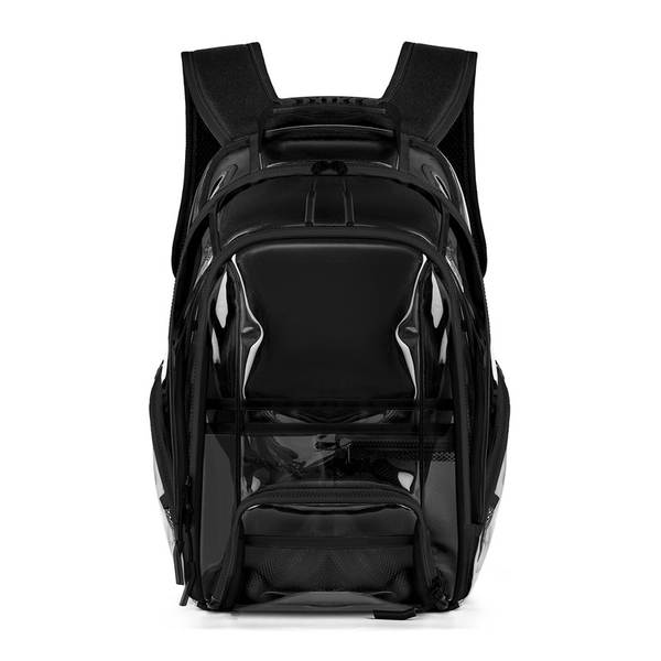 Amazon Transboundary Supply Transparente backpack pvc duplo ombro saco pvc saco grande capacidade saco estudante