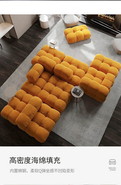 Mario Colorado Dragão Módulo Combinado Sofá Pequeno Salão Sofá Fábrica de Móveis Foshan Sofá de decoração