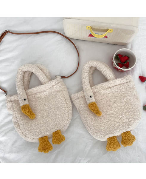 Bolsa de Pelúcia Fofa para Mulher