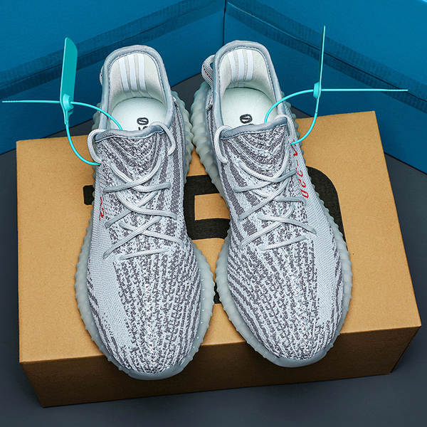 Sapatos de coco 350V2 a céu aberto Anjo azul gelado Sapatos de estimação masculinos de verão Sapatos desportivos