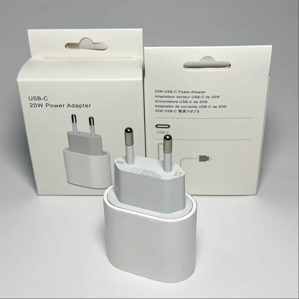 Cabeça de carregamento de celular padrão europeu pd20w para Apple 15 carregador iPad kit linha de dados pd 35w