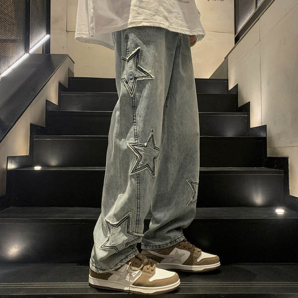 Calça Jeans Masculina Estilo Americano