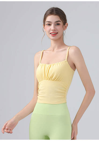 Top de Yoga Feminino com Acolchoamento