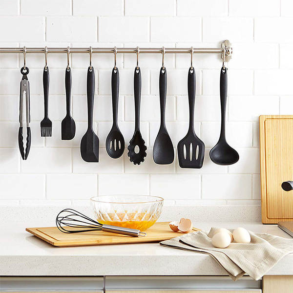 Conjunto de 10 Utensílios de Silício para Cozinha