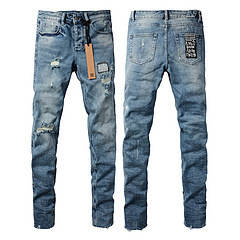 Calça Jeans Masculina Reta com Efeito Desgastado