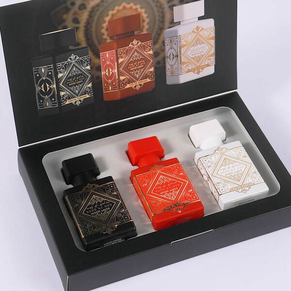 Transfronteiriço do comércio estrangeiro masculino sutiã de perfume Gulag Permanente Aroma Transmissão ao vivo TK explosão homem mulher caixa de presente de perfume atacado