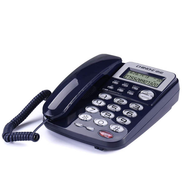 C168 cabos telefônicos fixos para escritório de escritório sem bateria para negócios domésticos